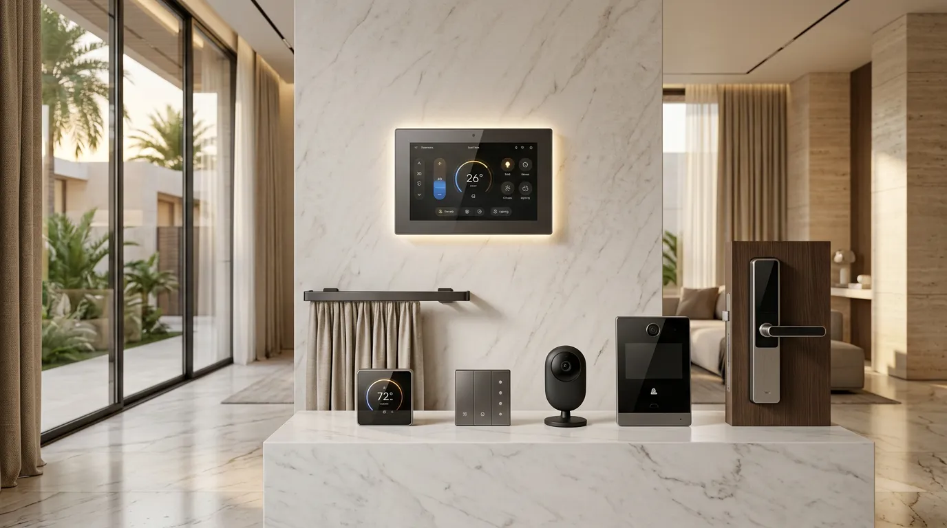 Smart villa solutions in Saudi Arabia with intelligent automation and security systems